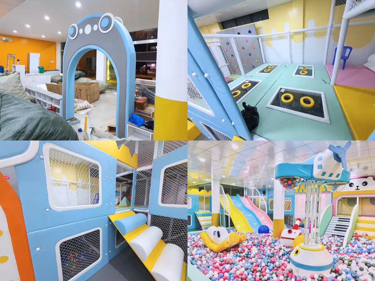 Thiết Kế Thi Công Khu Vui Chơi Trẻ Em Babi Kids Cafe Tại Cà Mau – Dự Án Thực Tế Do Lanikids Thực Hiện