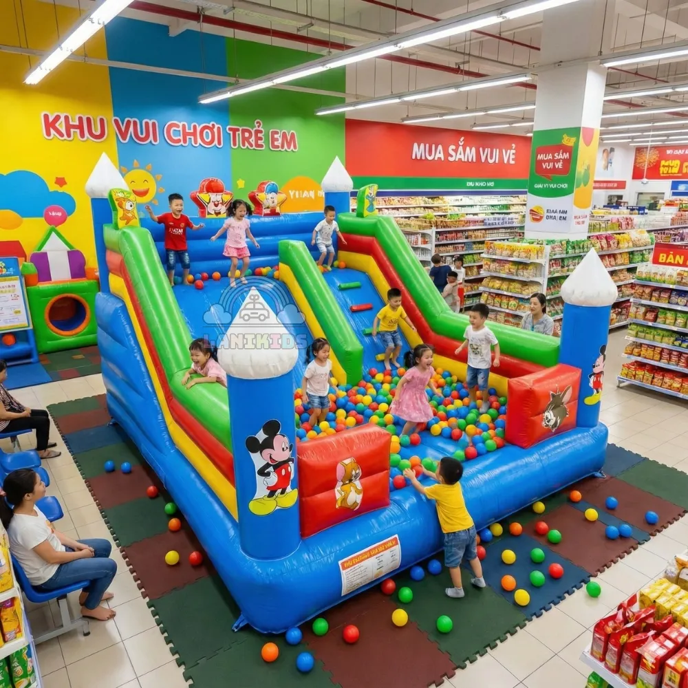 Nhà hơi chuột Mickey 4m x 5m (20m²)