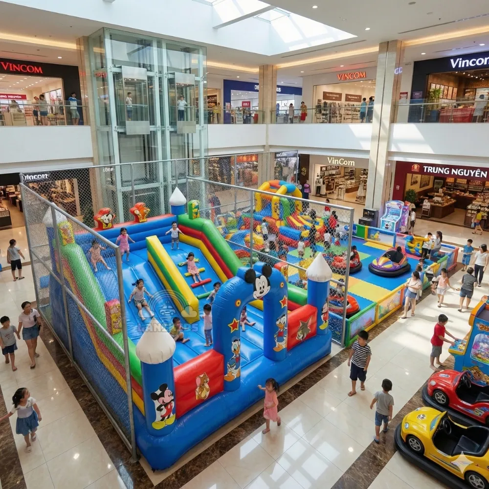 Nhà hơi chuột Mickey 4m x 5m (20m²)