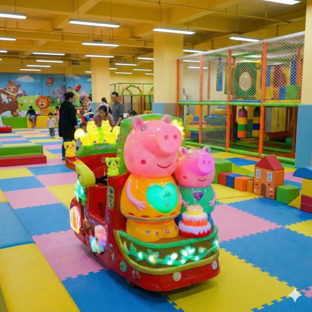 Thú Nhún Điện Gia Đình (Page Family) – Biểu Tượng Gắn Kết Yêu Thương Cho Khu Vui Chơi