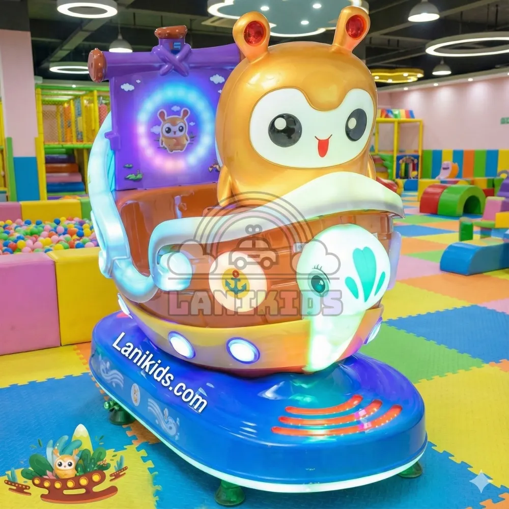 Thú Nhún Điện Hạm Đội Ngôi Sao Starry Battleship – Phi Thuyền Giải Trí Đẳng Cấp Cho Bé