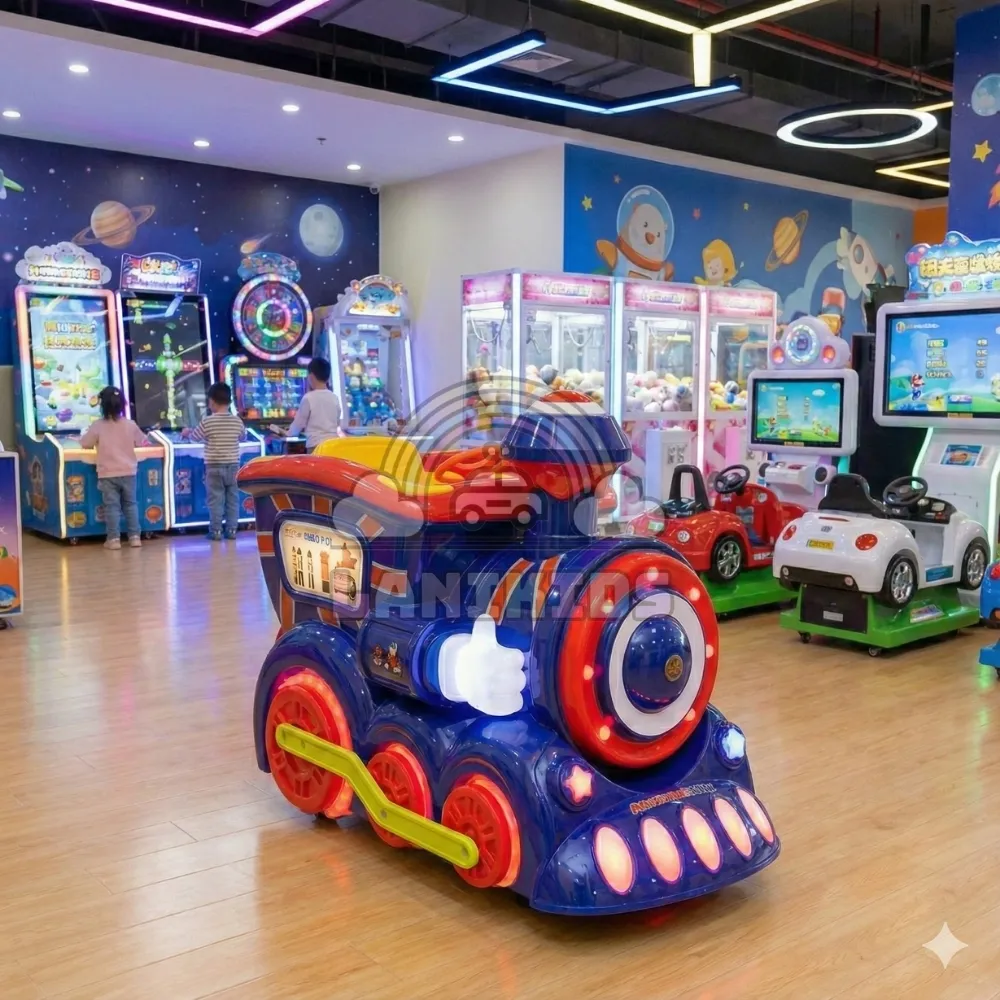 Thú Nhún Điện Tàu Hoả Nước Anh (British Small Train) – Điểm Nhấn Cổ Điển Cho Khu Vui Chơi