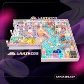 Thiết Kế Khu Vui Chơi Trẻ Em 500m2 Chủ Đề Lâu Đài Kẹo Ngọt