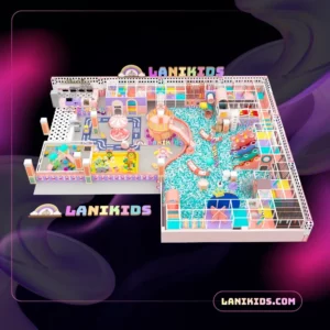 Thiết Kế Khu Vui Chơi Trẻ Em 500m2 Chủ Đề Lâu Đài Kẹo Ngọt