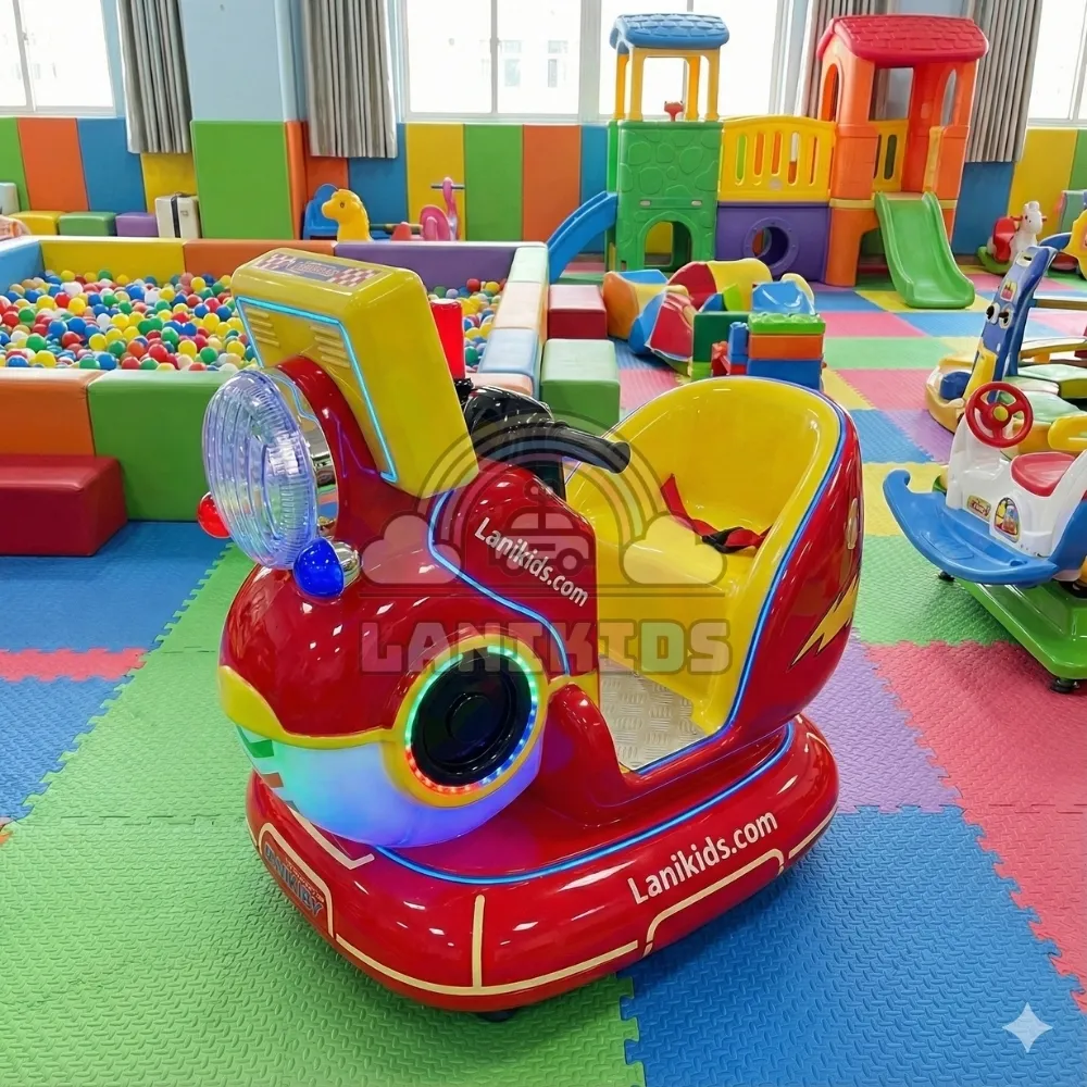 Thú Nhún Điện Xe Mô Tô 2 Chỗ Didi Motor (2 Màn Hình) – Gấp Đôi Trải Nghiệm, Tối Ưu Doanh Thu