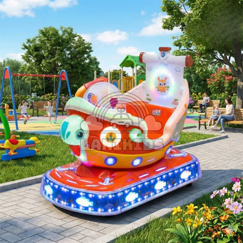 Thú Nhún Điện Tàu Chiến (Phiên Bản 1) – “Chiến Hạm” Khổng Lồ Hút Khách Cho Khu Vui Chơi