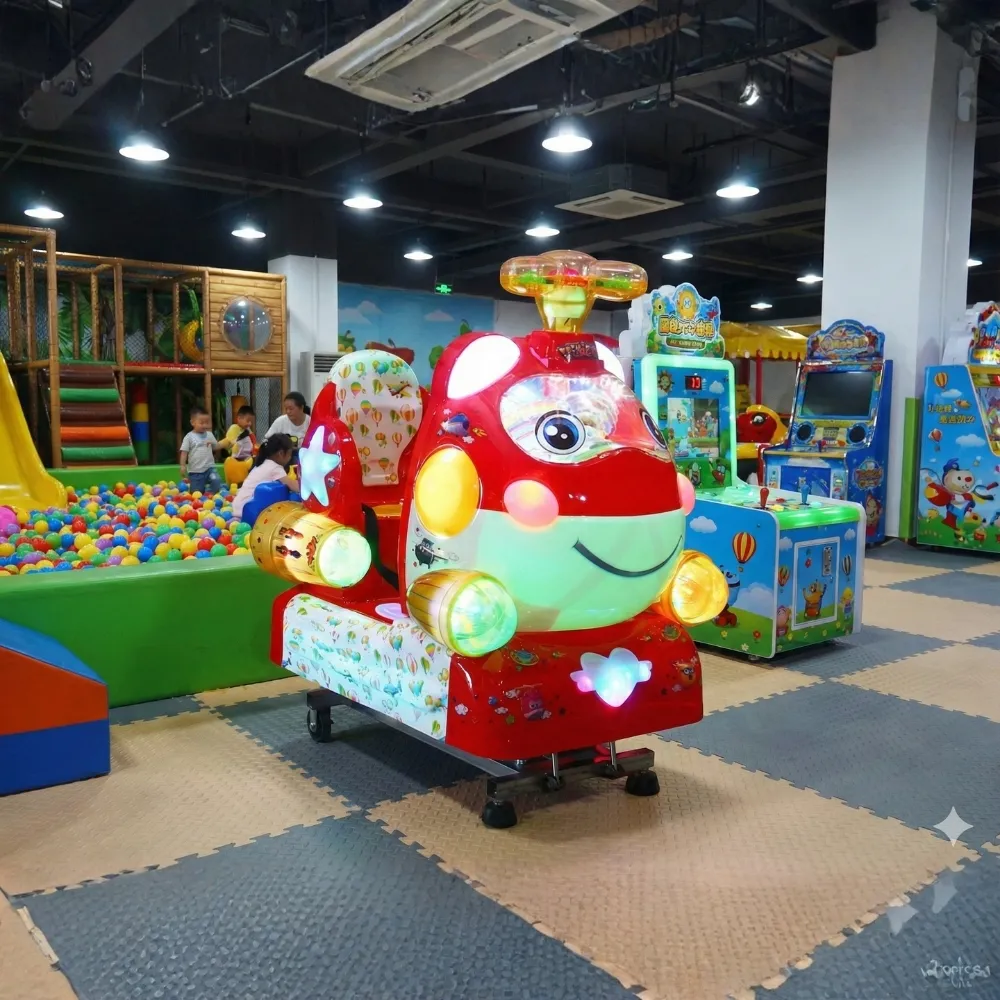 Thú Nhún Điện Máy Bay Nhỏ (Super Small Plane) – “Giấc Mơ Bay” Cho Khu Vui Chơi Của Bé