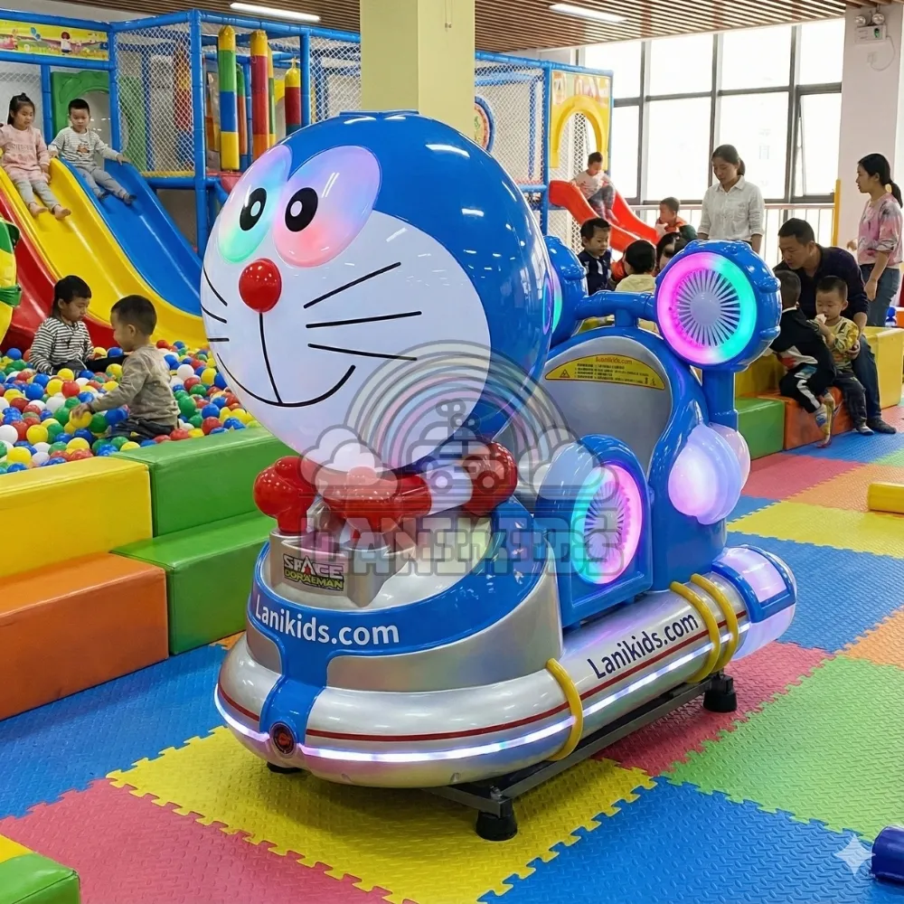 Thú Nhún Điện Doraemon Có Màn Hình – Siêu Phẩm Máy Game “Hút Khách” Cho Khu Vui Chơi