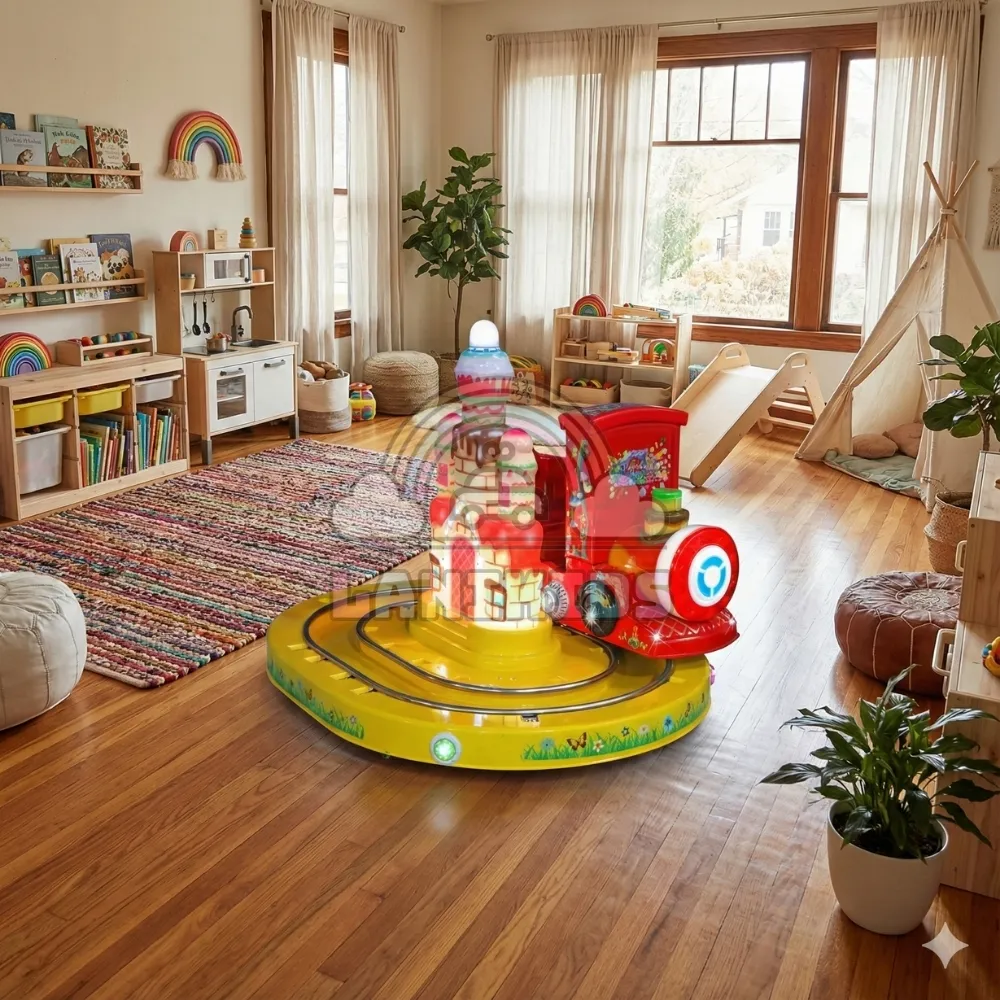 Thú Nhún Điện Tàu Hoả Đường Ray (Rail Train) – Điểm Nhấn Vận Động Cho Khu Vui Chơi