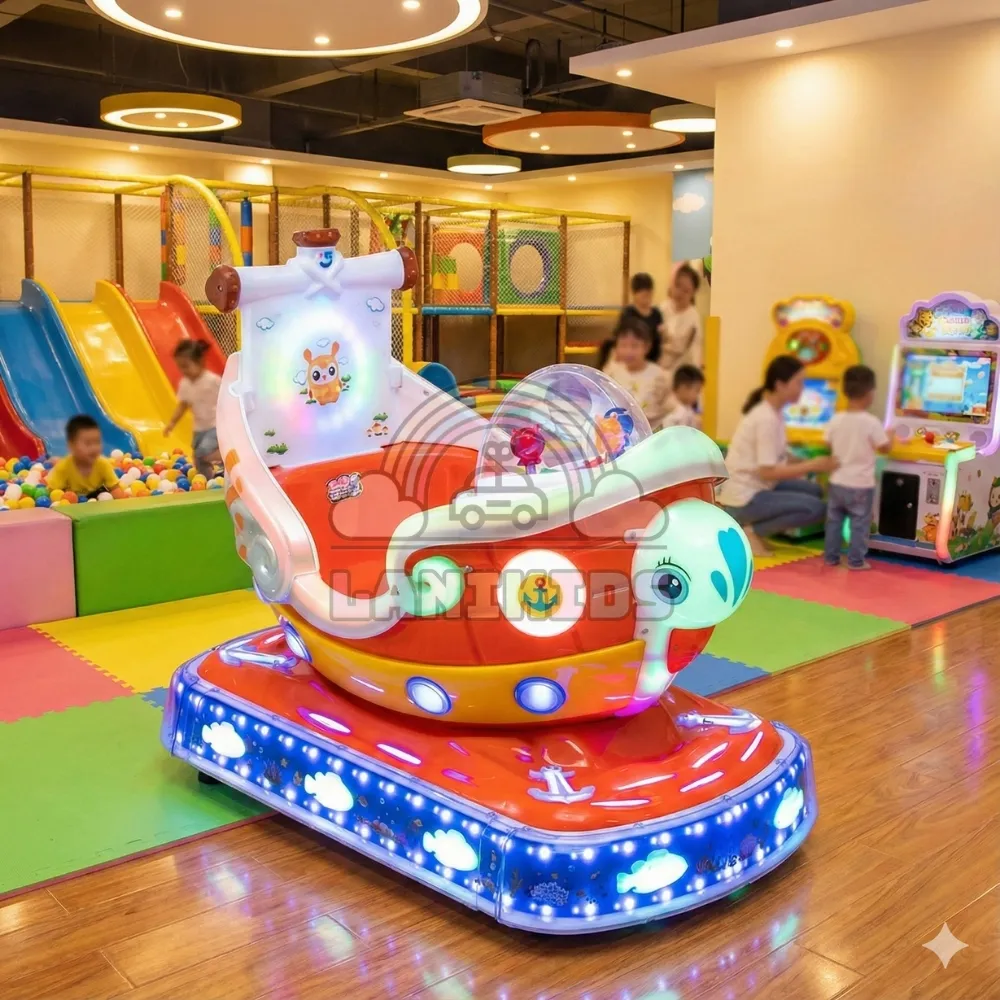 Thú Nhún Điện Tàu Chiến (Phiên Bản 1) – “Chiến Hạm” Khổng Lồ Hút Khách Cho Khu Vui Chơi