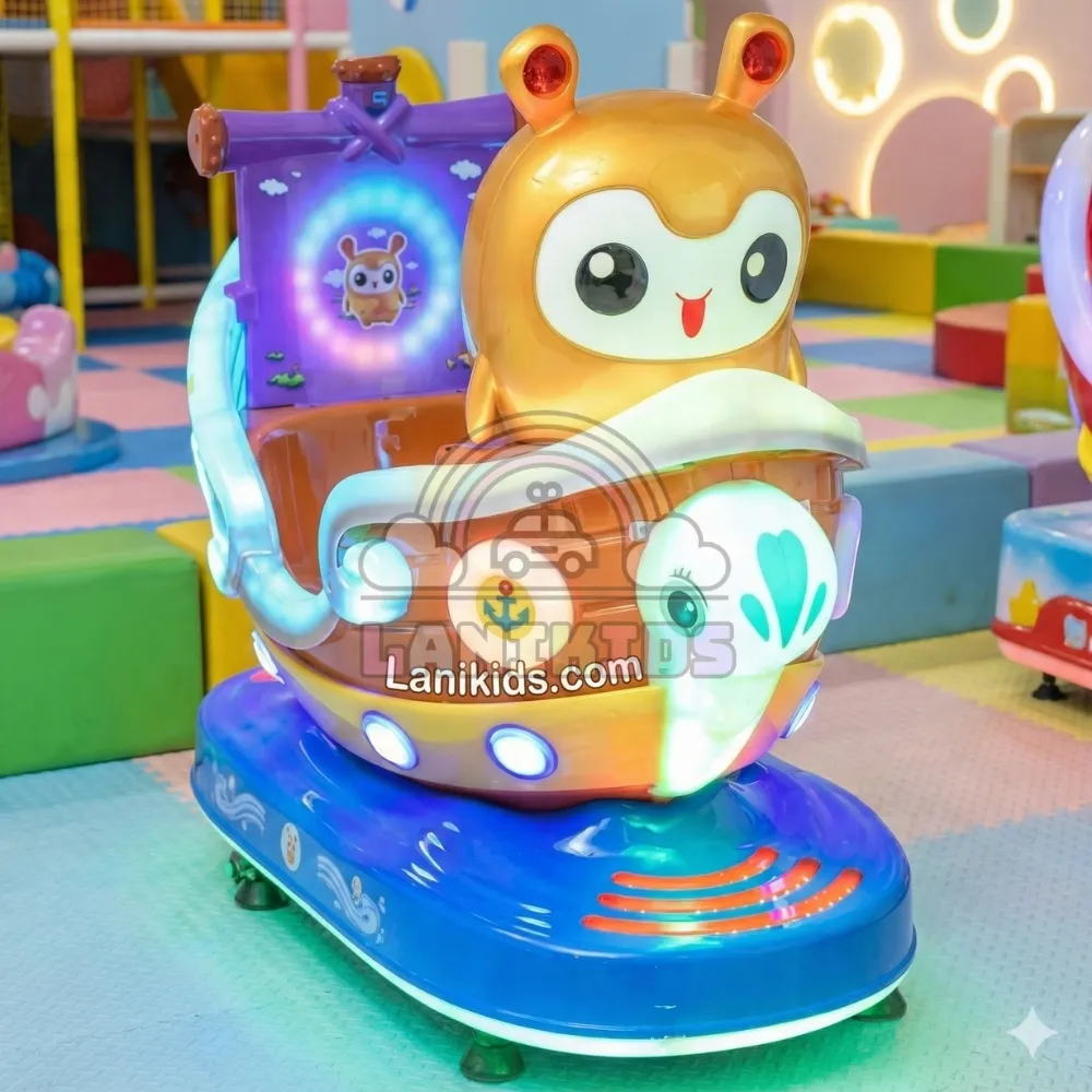 Thú Nhún Điện Hạm Đội Ngôi Sao Starry Battleship – Phi Thuyền Giải Trí Đẳng Cấp Cho Bé