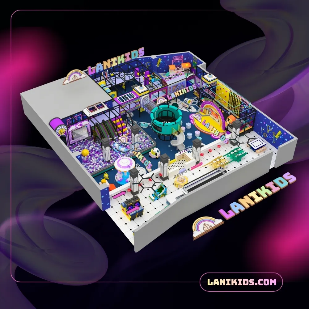 Mẫu Thiết Kế Khu Vui Chơi Trẻ Em 400m² – Chủ Đề Vũ Trụ Nhập Khẩu Trọn Gói Đẳng Cấp