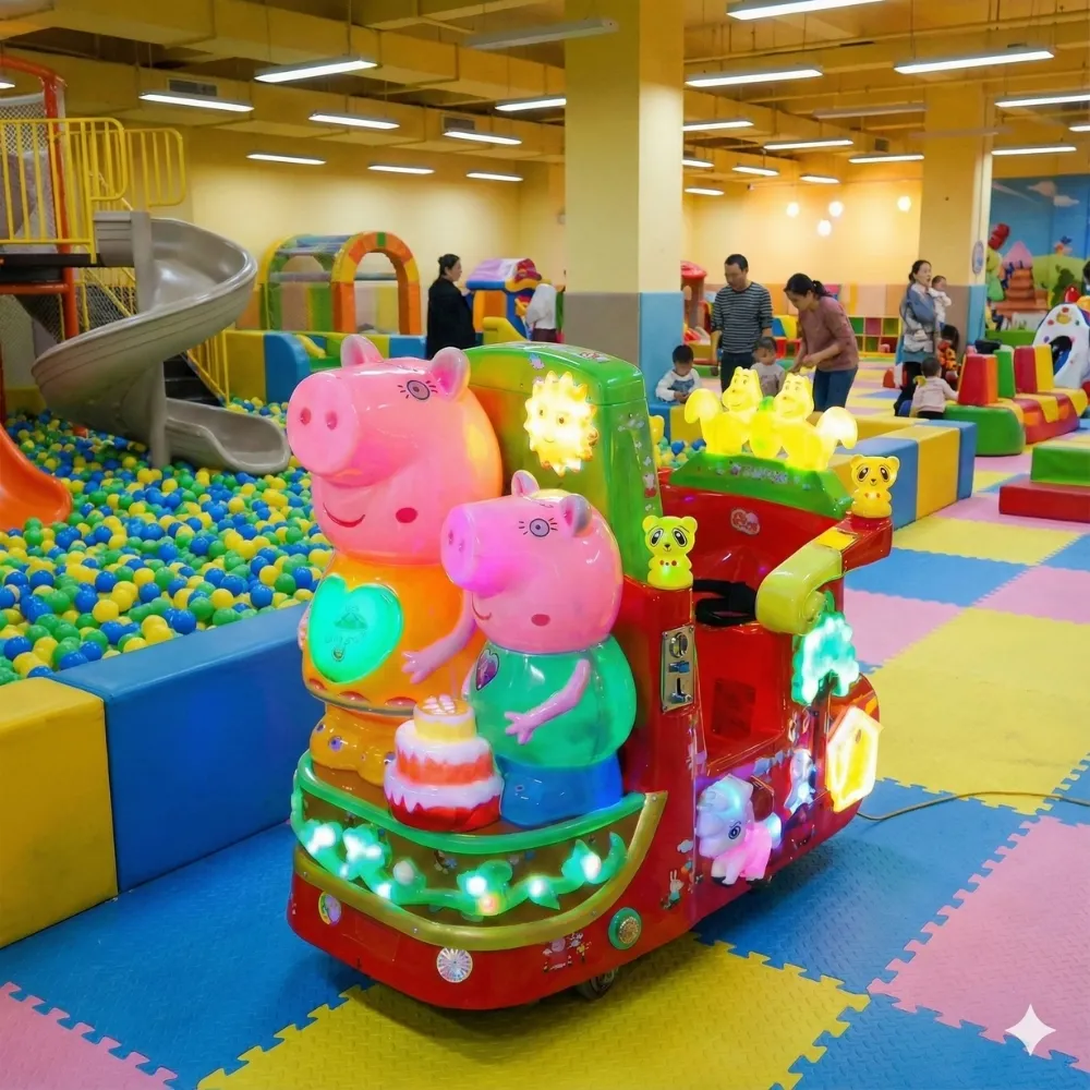 Thú Nhún Điện Gia Đình (Page Family) – Biểu Tượng Gắn Kết Yêu Thương Cho Khu Vui Chơi