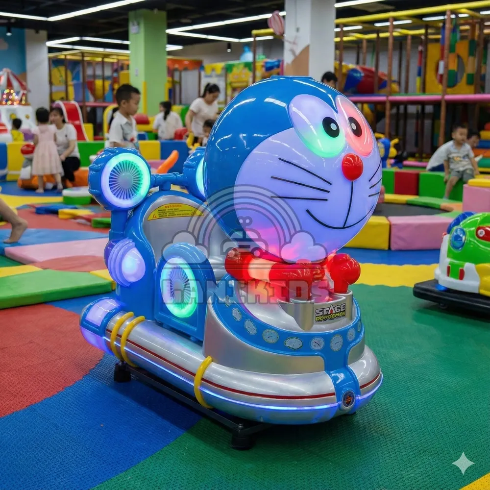 Thú Nhún Điện Doraemon Có Màn Hình – Siêu Phẩm Máy Game “Hút Khách” Cho Khu Vui Chơi