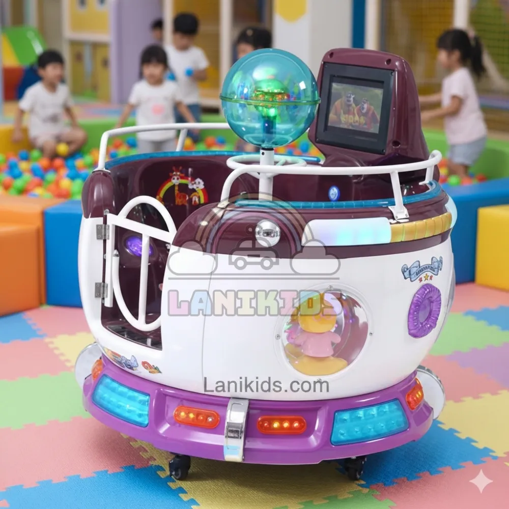 Thú Nhún Điện Quay Đảo – Phi Thuyền Xoay 360 Độ Đẳng Cấp Cho Khu Vui Chơi