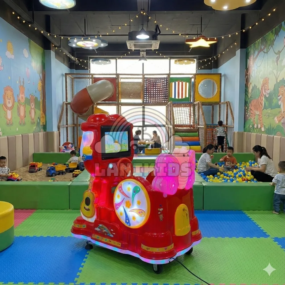 Thú Nhún Điện Heo Mập Màn Hình MP5 (Mengqu Pig) – “Cỗ Máy” Giải Trí Đa Phương Tiện Cho Bé