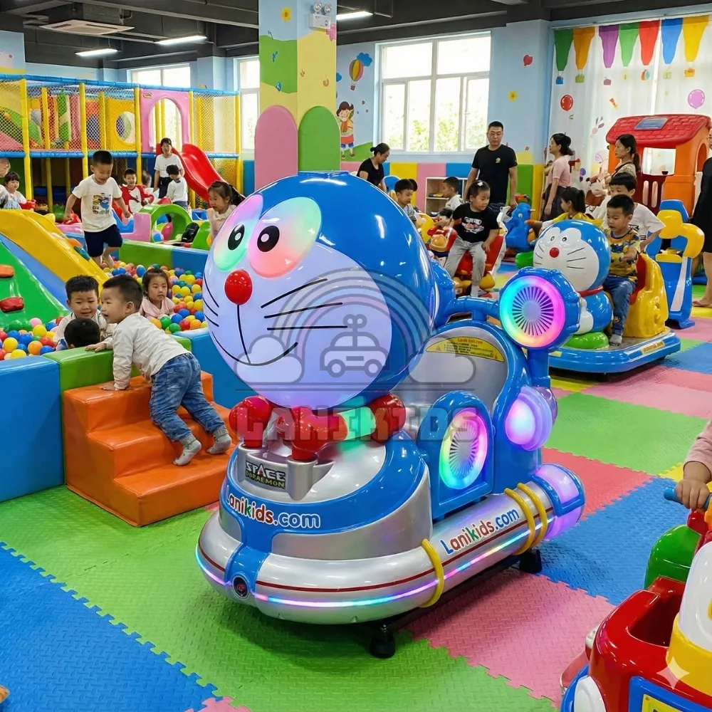 Thú Nhún Điện Doraemon Có Màn Hình – Siêu Phẩm Máy Game "Hút Khách" Cho Khu Vui Chơi