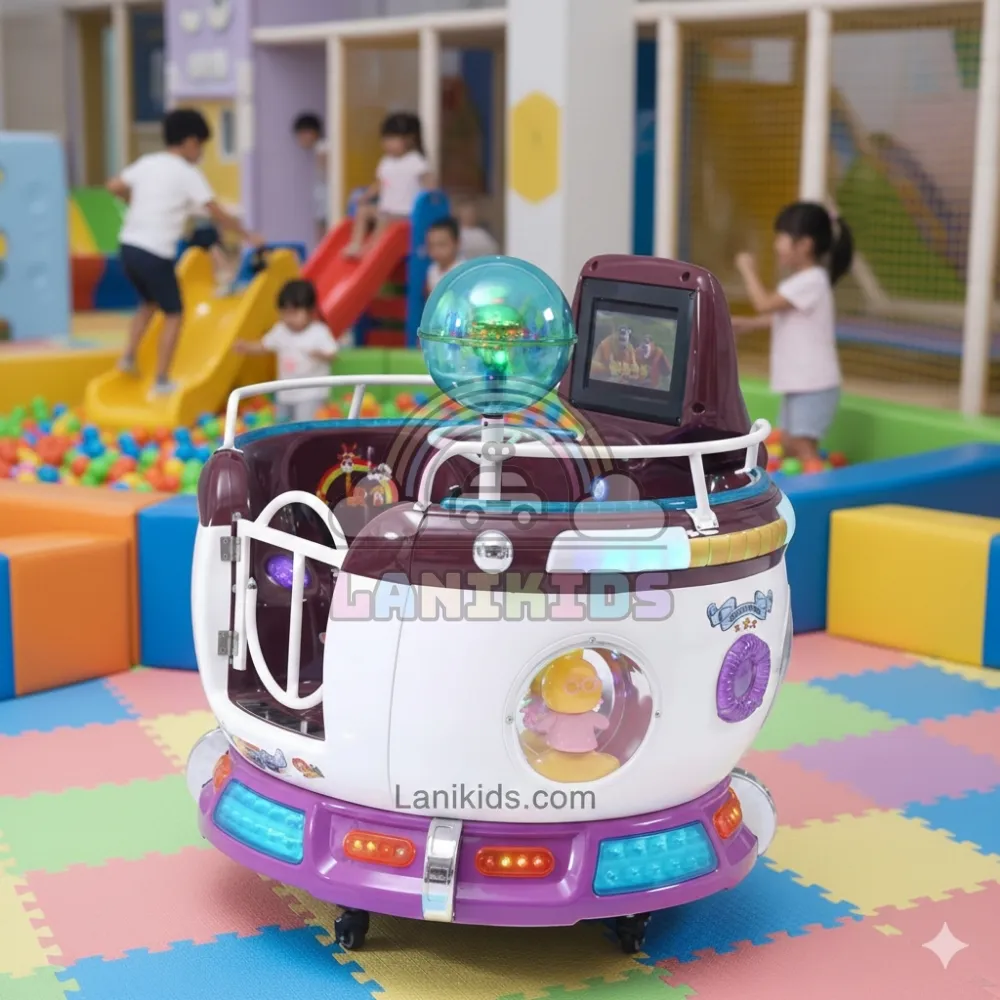 Thú Nhún Điện Quay Đảo – Phi Thuyền Xoay 360 Độ Đẳng Cấp Cho Khu Vui Chơi