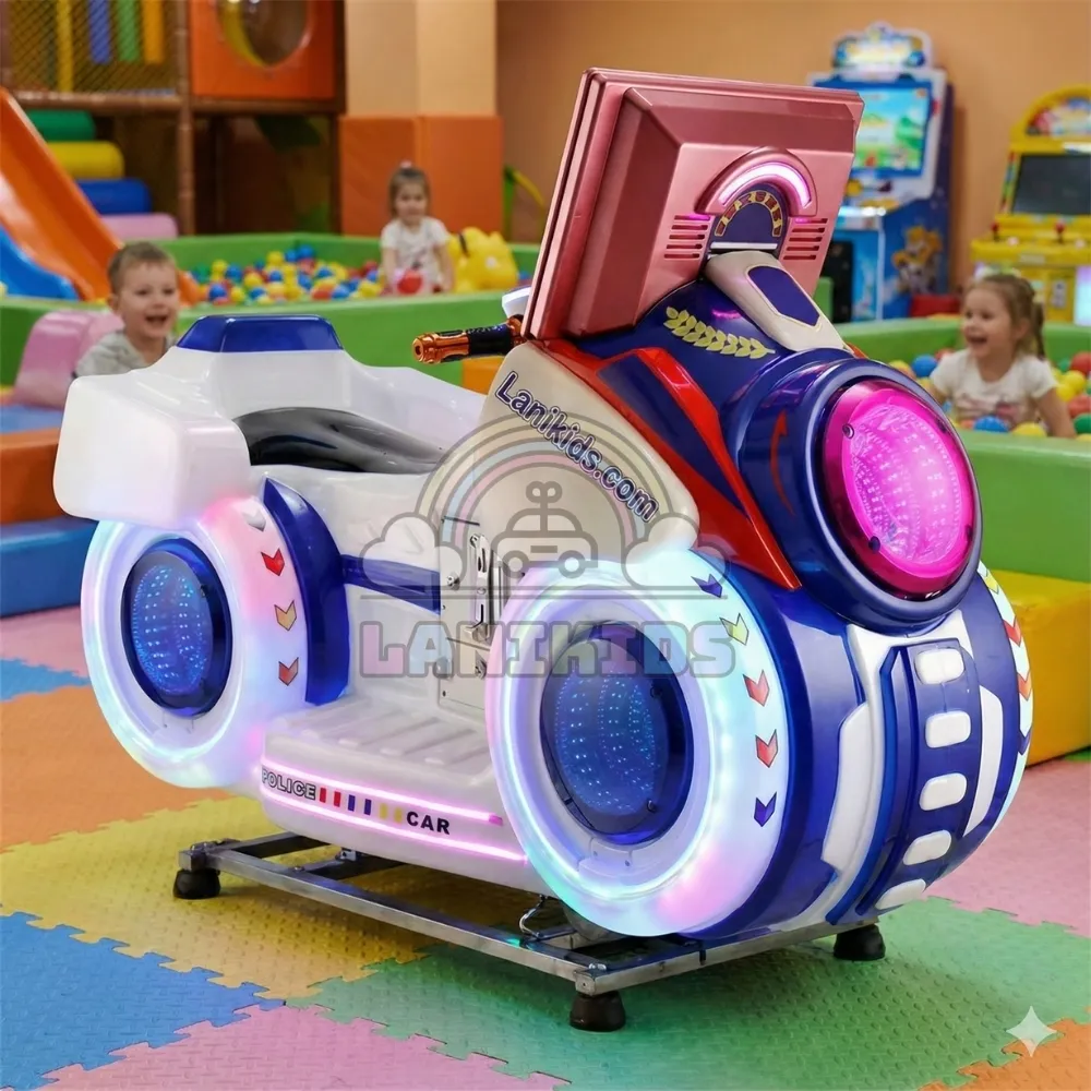 Thú Nhún Điện Xe Mô Tô Màn Hình