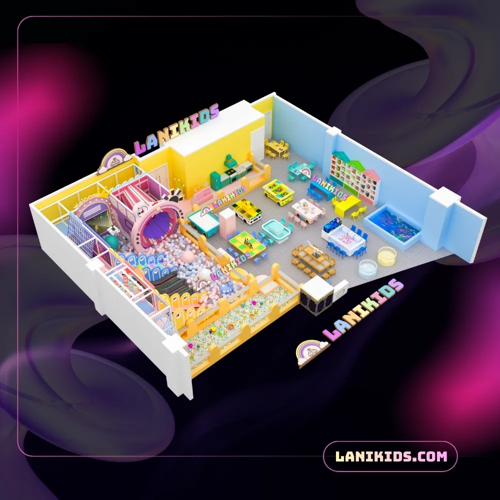 thiết kế khu vui chơi cho trẻ trong nhà