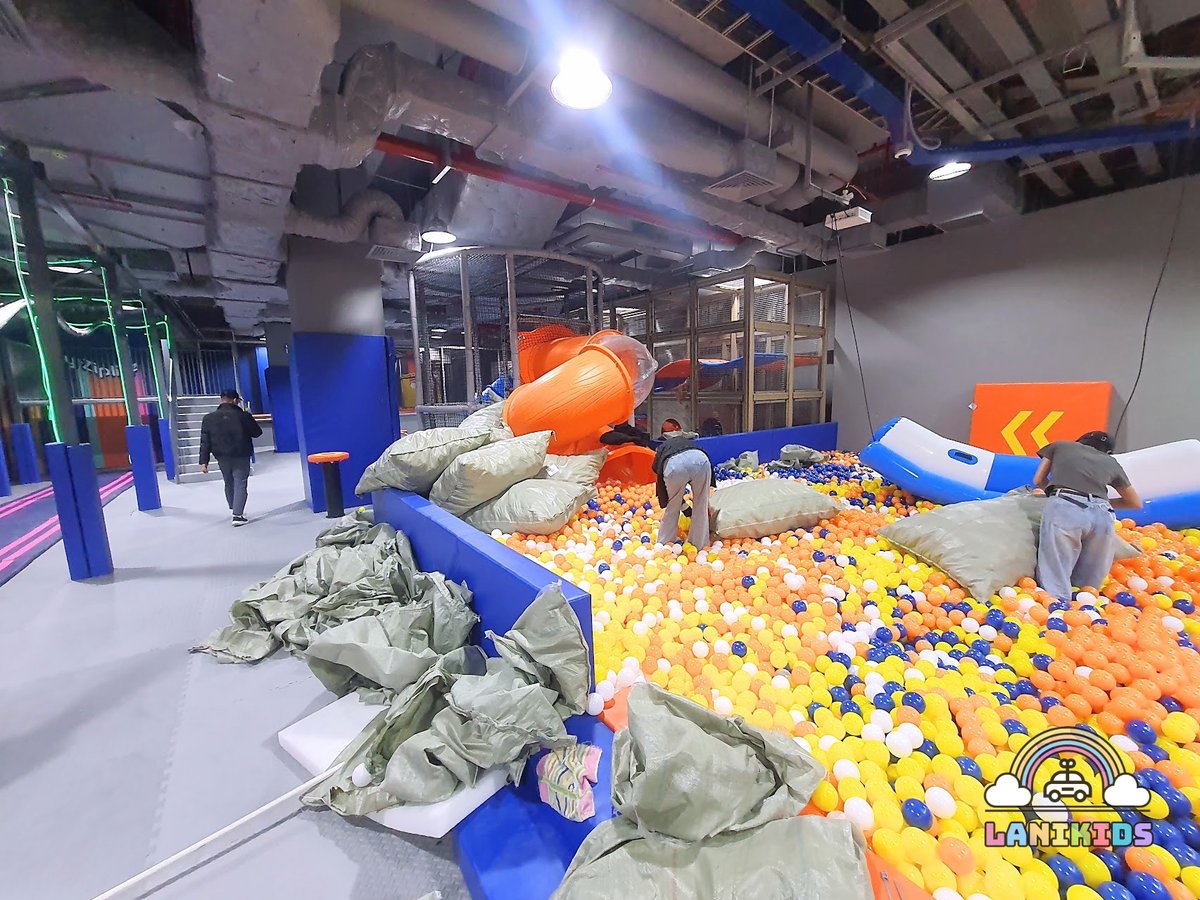 Chuỗi tổ hợp khu vui chơi vận động Jump Arena do Lanikids thi công