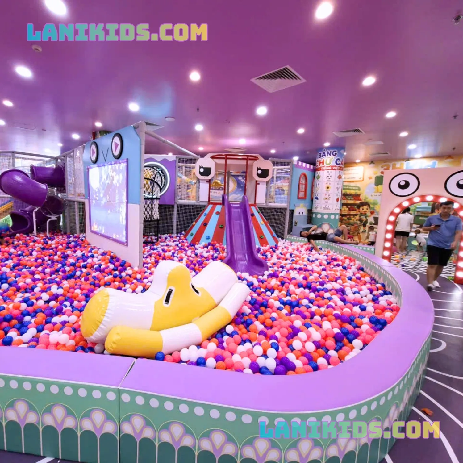 Dự Án Nhập Khẩu Và Thi Công Khu Vui Chơi 3H Kid Tại Vincom Ocean Park 1 – Thực Hiện Bởi Lanikids (10)