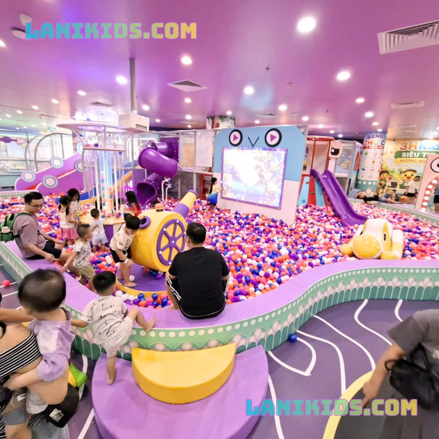 Dự Án Nhập Khẩu Và Thi Công Khu Vui Chơi 3H Kid Tại Vincom Ocean Park 1 – Thực Hiện Bởi Lanikids