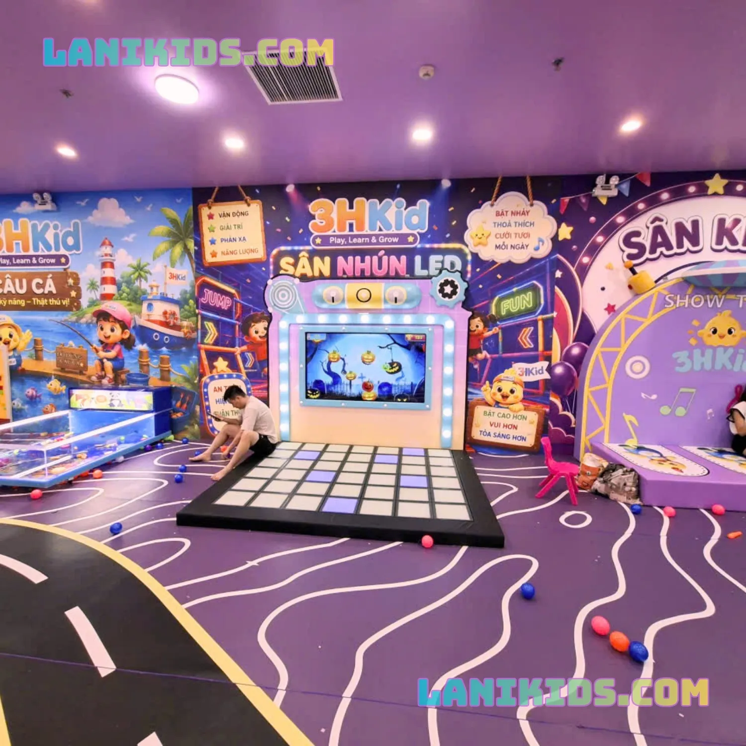 Dự Án Nhập Khẩu Và Thi Công Khu Vui Chơi 3H Kid Tại Vincom Ocean Park 1 – Thực Hiện Bởi Lanikids (12)