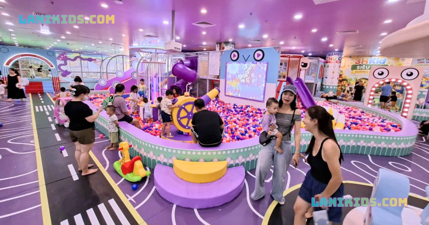 Dự Án Nhập Khẩu Và Thi Công Khu Vui Chơi 3H Kid Tại Vincom Ocean Park 1 – Thực Hiện Bởi Lanikids (13)