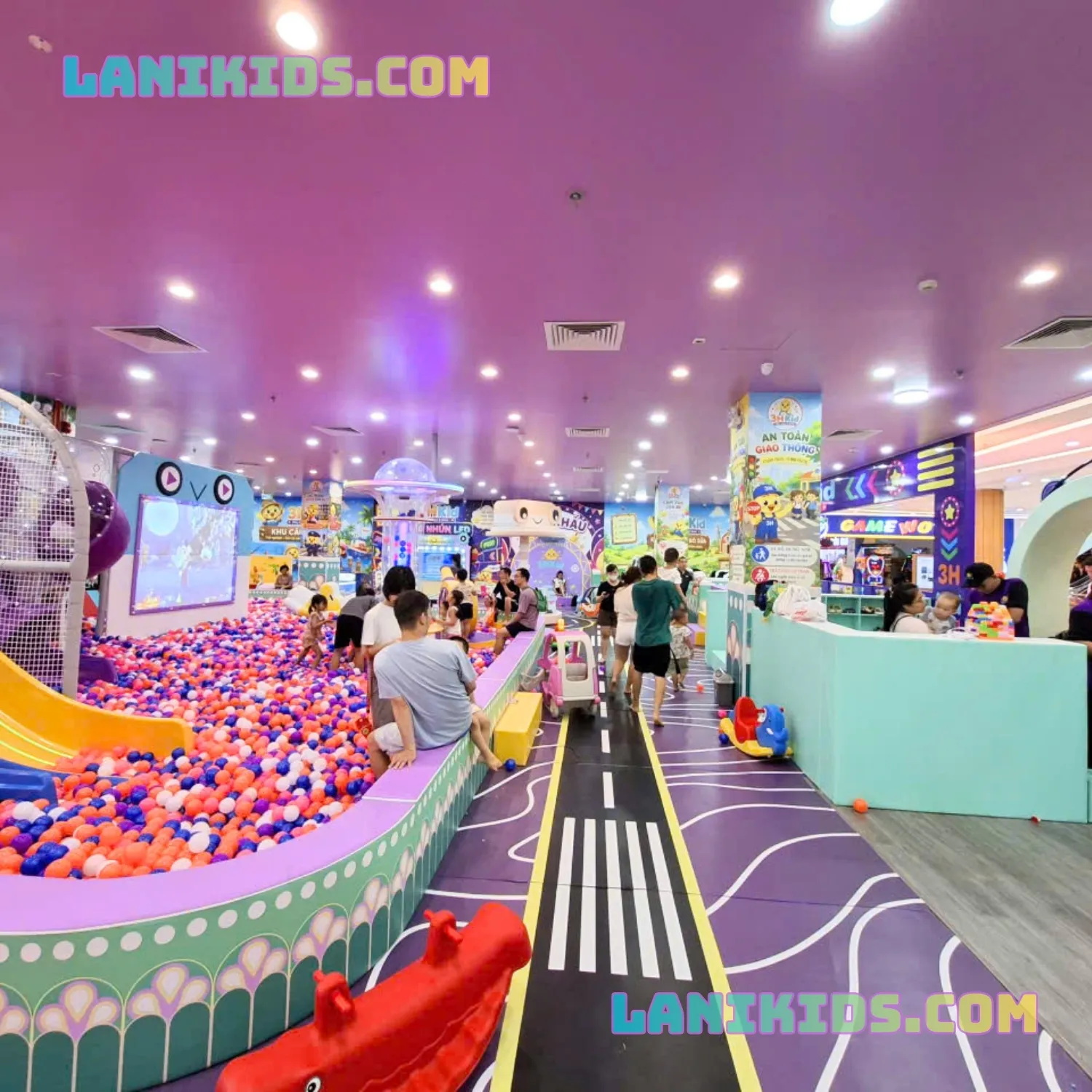 Dự Án Nhập Khẩu Và Thi Công Khu Vui Chơi 3H Kid Tại Vincom Ocean Park 1 – Thực Hiện Bởi Lanikids (3)