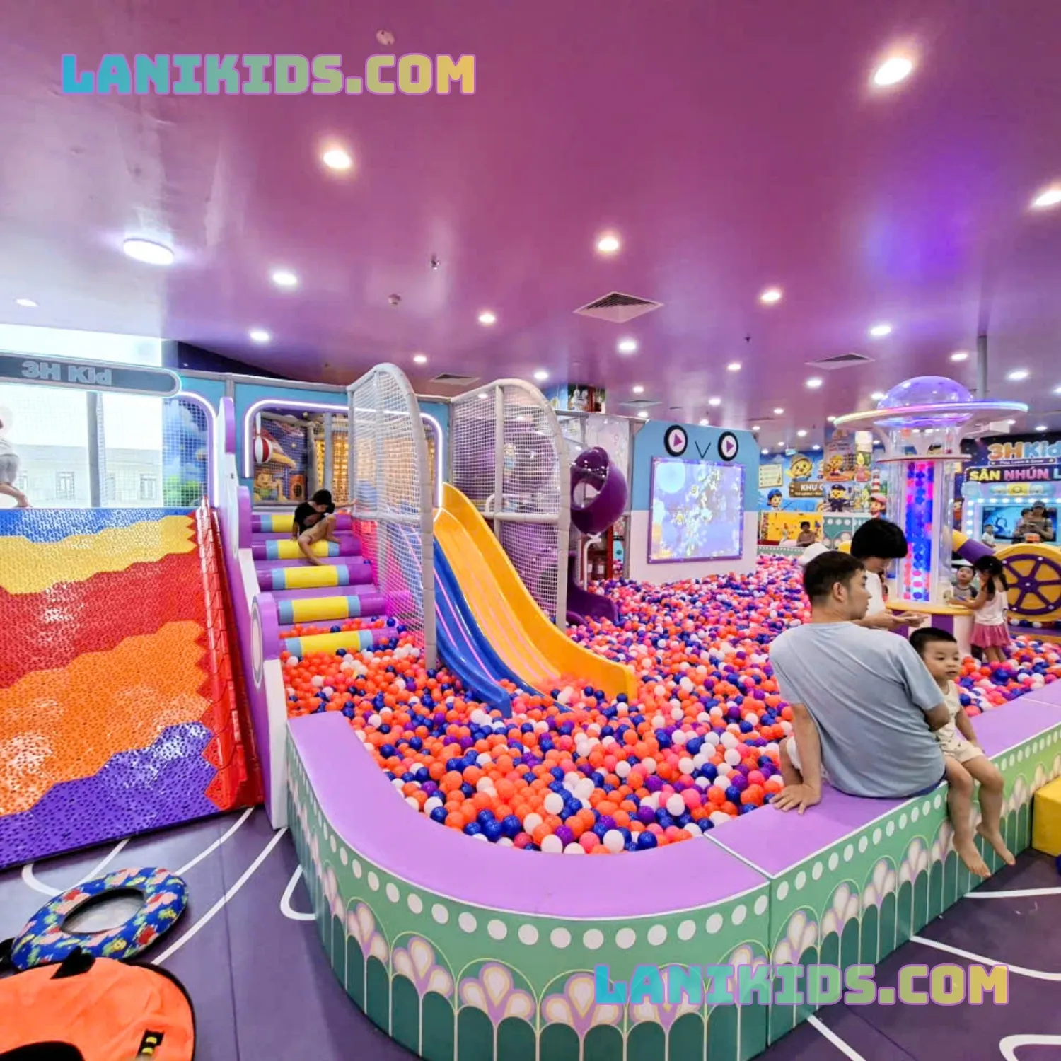 Dự Án Nhập Khẩu Và Thi Công Khu Vui Chơi 3H Kid Tại Vincom Ocean Park 1 – Thực Hiện Bởi Lanikids (4)