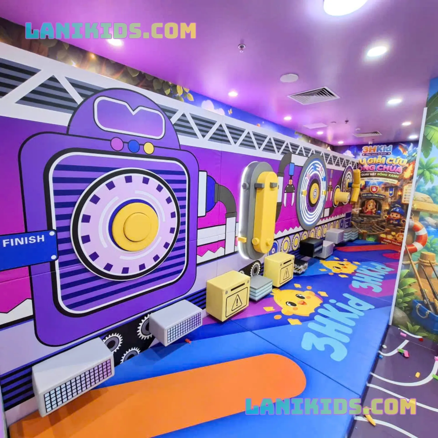 Dự Án Nhập Khẩu Và Thi Công Khu Vui Chơi 3H Kid Tại Vincom Ocean Park 1 – Thực Hiện Bởi Lanikids (5)